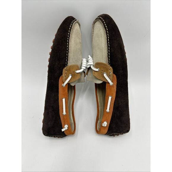 Bacon Bucci Estoril Loafers Suede Leather MULTI COLOR Men’s Size 9 main image 8